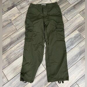 Levi's Olive Straight Leg Cargo Pants